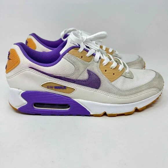 Nike Athletic Shoes White Purple Orange - Picture 3 of 10